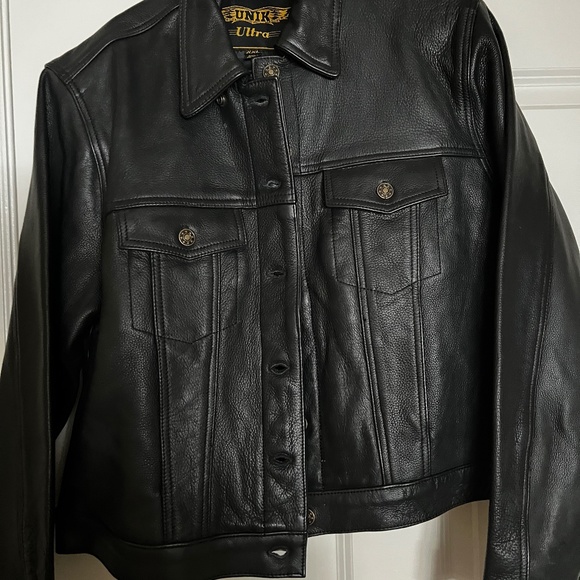 Unik Ultra Jackets & Blazers - Ladies XXL Black leather Jacket